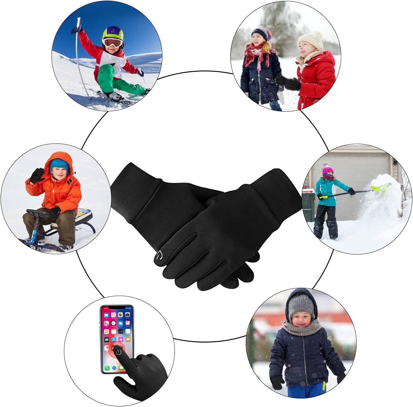CozyGrip Kids Winter Gloves